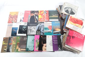XL Grouping Of Mixed Vinyl Records: Mostly Classical, Orchestra, Etc.