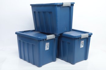 3 Sterilite Ultra 18 Gallon  Containers