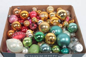 Mixed Grouping Of Vintage Christmas Ornaments