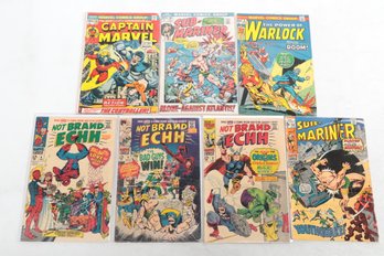 Lot Of 12c 15c 20c Marvel Comic Books Captain Marvel And More