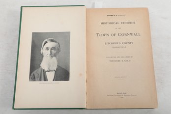 Connecticut :  1904 History Of Cornwall, Illustrated