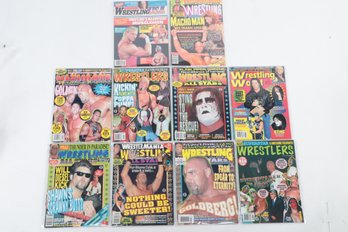 1990's  Wrestling Magazines Lot With Steve Austin, The Rock And Others