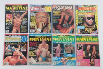 1980s Wrestling Magazines With Hulk Hogan, Rick Flair And Others