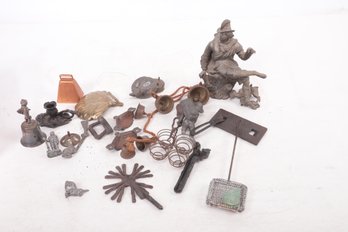 Assorted Cast Iron & Metal Decorative/Re-Purpose Lot