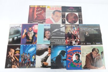 Grouping Of 15 Mixed Vinyl Records: Jackson 5, Michael Jackson, Johnny Cash, & More