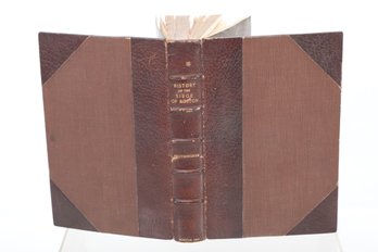 Maps / Revolutionary War: 1849, 1st Ed, HISTORY OF THE SIEGE OF BOSTON,  BUNKER HILL, Leather Binding