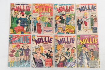 Lot Of Silverage 12c Millie The Model Comic Books