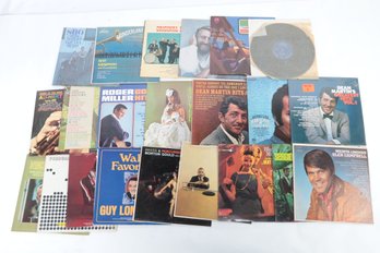 Grouping Of 23 Mixed Vinyl Records: Andy Williams, Al Hirt, Persuasive Percussion, & More