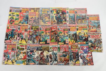 Large Lot Of Western Comic Books Silverage Bronzeage