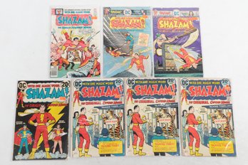 Lot Of Shazam Comic Books 3 7 7 7 22 23 27