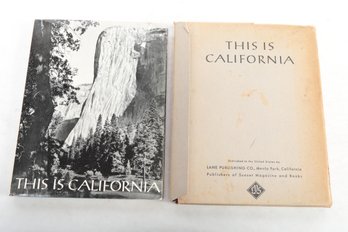 Tourism Promotion, This Is California  Publisher. Lane Book Co. Menlo Park, California Publishers Of Sunset Ma