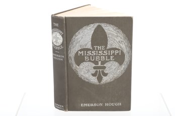 DECORATIVE CLOTH: The Mississippi Bubble, By Emerson Hough, Bookplate