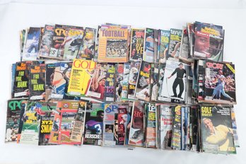 Massive Lot Sports Magazines