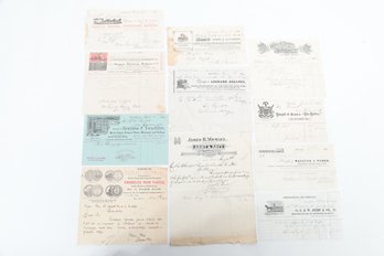 AMERICAN EPHEMERA Vintage Illustrated Letterheads Early Industry & Commerce