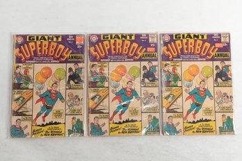 Lot Of 3 DC Superboy Annual 1 Comic Books