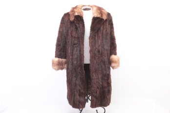 Vintage Ladies 3/4 Length Fur Coat From Francines In Boston, Mass