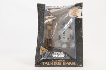 Star Wars R2D2 C3PO Electronic Talking Bank