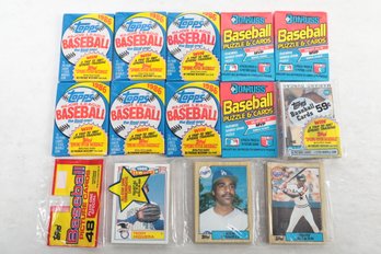 Lot Of Sealed Wax Packs Topps 1986 Plus More