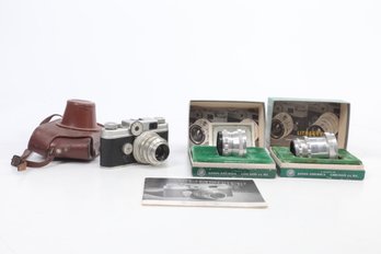Vintage ARGUS Photo Camera With 3 Lenses