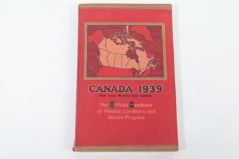 World's Fair CANADA 1939 Illustrated Book Fold Map & Charts