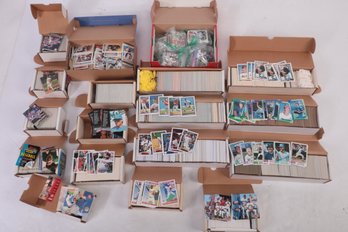 Large Lot Of Loose Mixed Sports  Cards From The Mid 1980's And Up