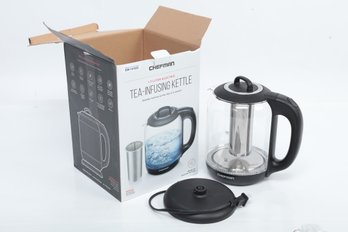 Chefman - Electric Tea-Infusion Kettle With Bonus Tea Infuser - New In Original Box