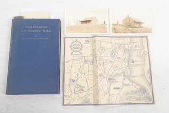 Book With MAP, PHOTOS  & EPHEMERA ADDED 1932 Washington At Temple Hill Revolutionary War