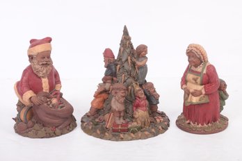 Grouping Of 3 Large Vintage Tom Clark Gnomes