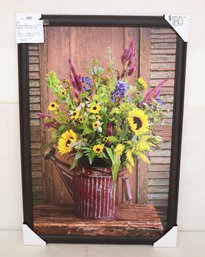 'Gardeners Bouquet' Framed Print On Board