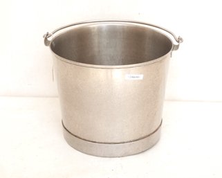 Vintage Stainless Steel Dairy Bucket