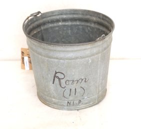 Vintage Galvanized Bucket
