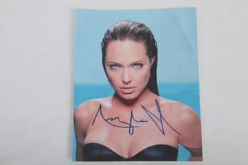 Signed Photo Of Angelina Jolie WCOA