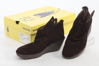 FLY London Women's Suede Yama Boots Size 40 EU