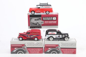 Group Of 3 Liberty Classics Dodge Die Cast Model Trucks - New