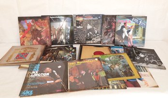Grouping Of Vintage Mixed Genre Vinyl LPs