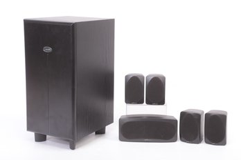PolkAudio Surround Sound RM6005: Subwoofer W/5 Small Speakers