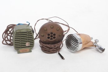 Group Of 3 Vintage Microphones