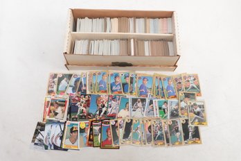 1600 Count Box Of Baseball Cards From Early 1980's To 1990's