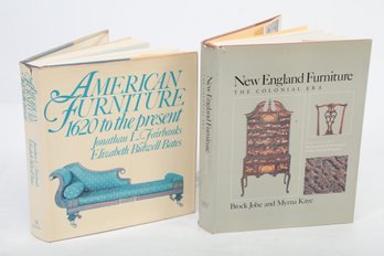 New England And Colonial Furniture  Americana, 2 Hardcover Reference Books