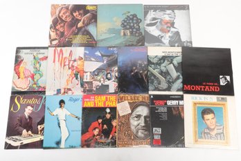 21 Vintage Mixed Genre Vinyl Records: Roger Salloon, Willie Nelson, Moody Blues, The Monkees & More