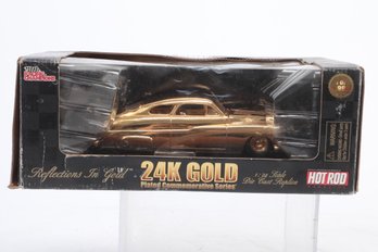 Racing Champions Hot Rod Collection 24k Gold Plated Commemorative Series Die Cast Model Car
