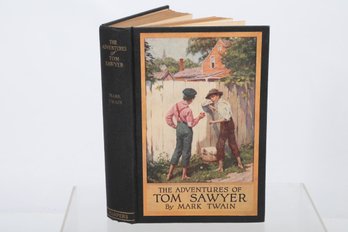 THE ADVENTURES OF TOM SAWYER BY MARK TWAIN ILLUSTRATED WORTH BREHM HARPER & BROTHERS NEW YORK AND LONDON
