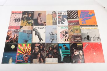 21 VTG Vinyl LP Records: Carlos Santana, Savage Grace, Scorpions, Frank Sinatra, Spiders From Mars & More!!
