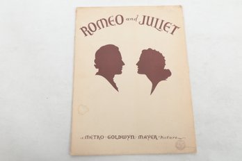 Movie Promotion Booklet Norma Shearer And Leslie Howard In William Shakespeare 'ROMEO AND JULIET'