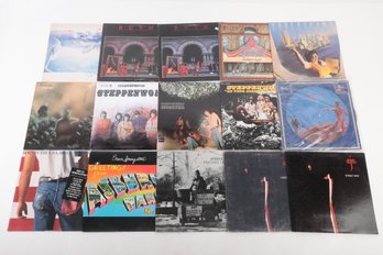 15 VTG Vinyl LP Records: Bruce Springsteen, Steely Dan, Steppenwolf, RUSH, STYX, & Supertramp