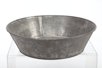 Early 1900's Galvenized Tin Pan