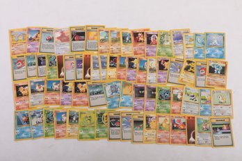 Group Of Pokemon Cards From 1999