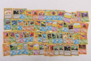 Grouping Of Pokemon Cards From 1999