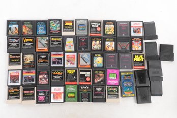 Large Lot Of Atari 2600 Video Game Cartridges
