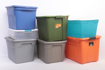 Group Of Plastic Storage Containers